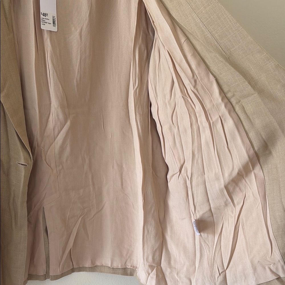 Lumiere Beige Women's Blazer - Picture 4 of 7